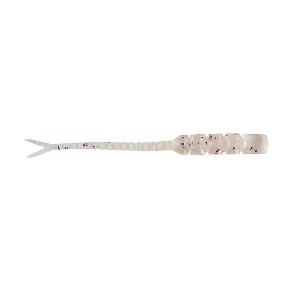 NextFish - Horgász webshop és horgászbolt - MUSTAD AJI HELLGRAMITE 2'' CLEAR RAINBOW GLITTER 12DB/CSOMAG