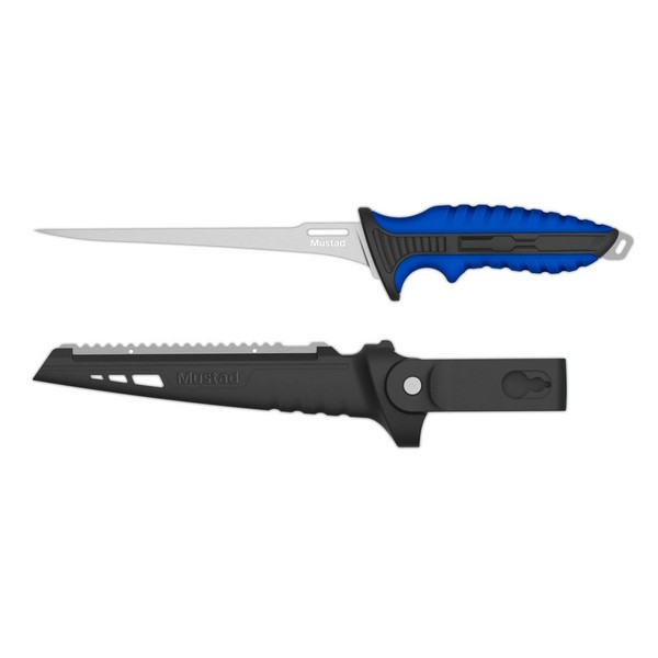 NextFish - Horgász webshop és horgászbolt - MUSTAD 7" 4116 STAINLESS STEEL ULTRA FLEX FILLET KNIFE - POLISHED BLADE FINISH BLUE