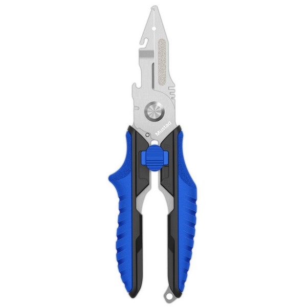 NextFish - Horgász webshop és horgászbolt - MUSTAD 7.5" 420 STAINLESS STEEL | MULTI PLIERS & SCISSORS BLUE