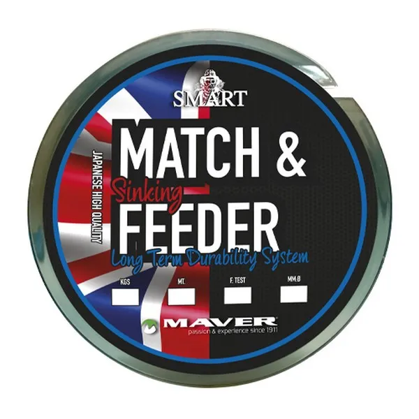 NextFish - Horgász webshop és horgászbolt - MAVER MONOFILAMENT MATCH&FEEDER SINKING 600M 0,153MM