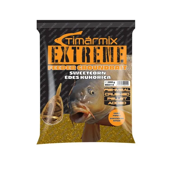 NextFish - Horgász webshop és horgászbolt - TÍMÁR MIX EXTREME FEEDER GROUNDBAIT SWEET CORN 2KG etetőanyag