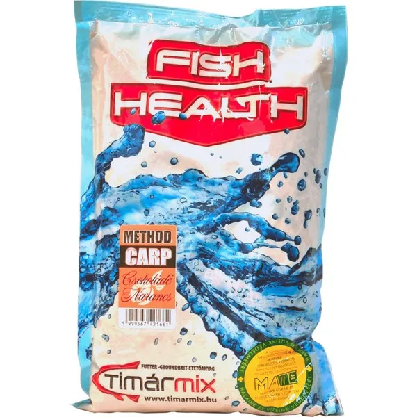 NextFish - Horgász webshop és horgászbolt - TIMÁR MIX FISH HEALTH METHOD CARP CSOKI-NARANCS 1000G etetőanyag