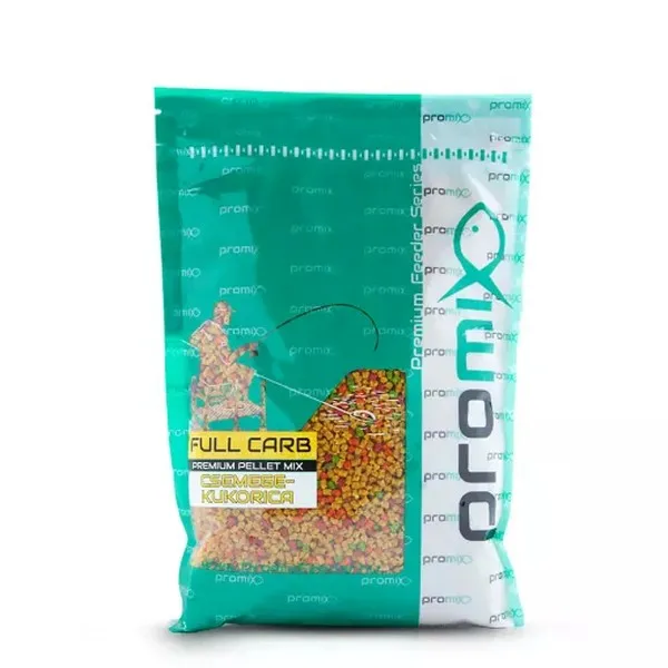 NextFish - Horgász webshop és horgászbolt - PROMIX FULL CARB PELLET FOKHAGYMA-MANDULA 500G