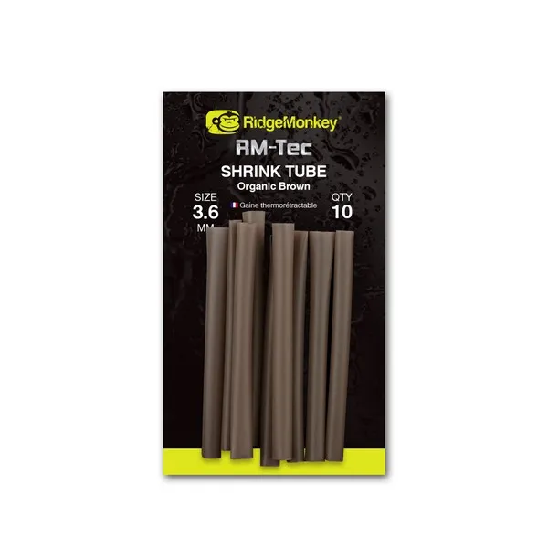 NextFish - Horgász webshop és horgászbolt - RIDGEMONKEY RM-TEC SHRINK TUBE ORGANIC BROWN 2,4MM ZSUGORCSŐ