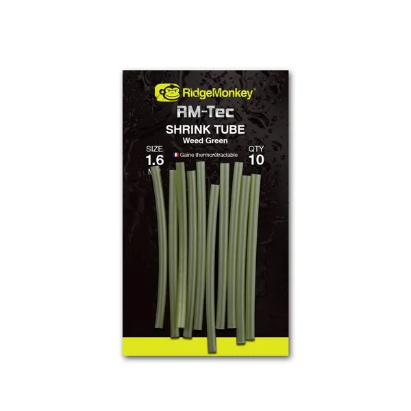 NextFish - Horgász webshop és horgászbolt - RIDGEMONKEY CONNEXION SHRINK TUBE ZSUGORCSŐ SILT BLACK 2.4MM 10DB