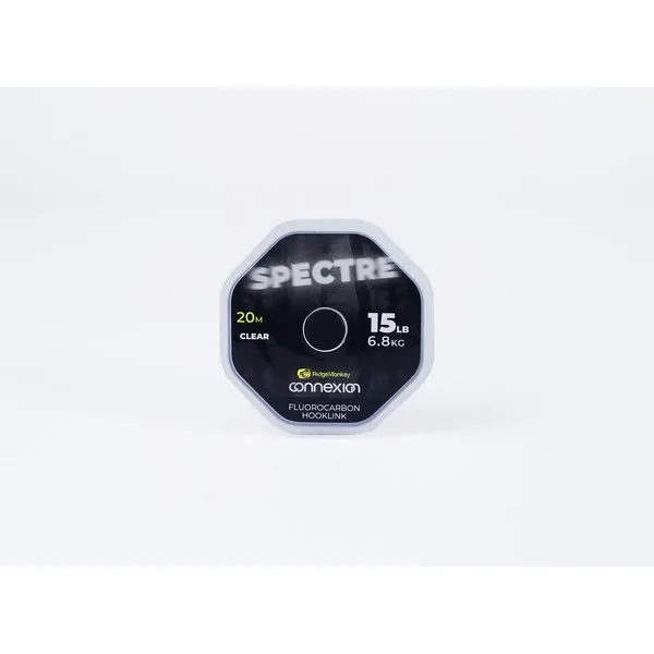 NextFish - Horgász webshop és horgászbolt - RIDGEMONKEY CONNEXION SPECTRE FLUOROCARBON HOOKLINK ELŐKEZSINÓR 15LB 20M