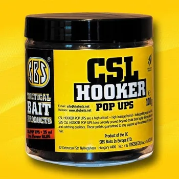 NextFish - Horgász webshop és horgászbolt - SBS CSL HOOKER POP UPS BLACK CAVIAR 100GR 16MM PopUp