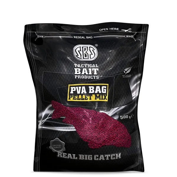 NextFish - Horgász webshop és horgászbolt - SBS PVA BAG PELLET MIX 500g SCOPEX ETETŐ PELLET