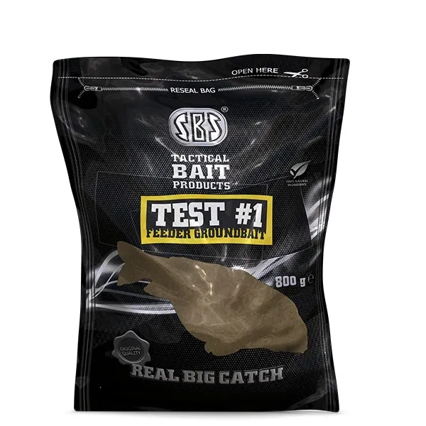 NextFish - Horgász webshop és horgászbolt - SBS TEST#1 FEEDER GROUNDBAIT 800 GR ETETŐANYAG