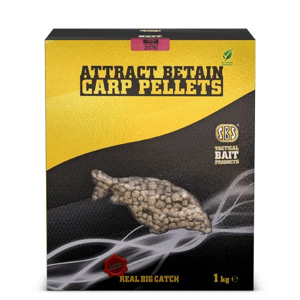 NextFish - Horgász webshop és horgászbolt - SBS ATTRACT BETAIN CARP FISH&LIVER 1KG 6MM ETETŐ PELLET