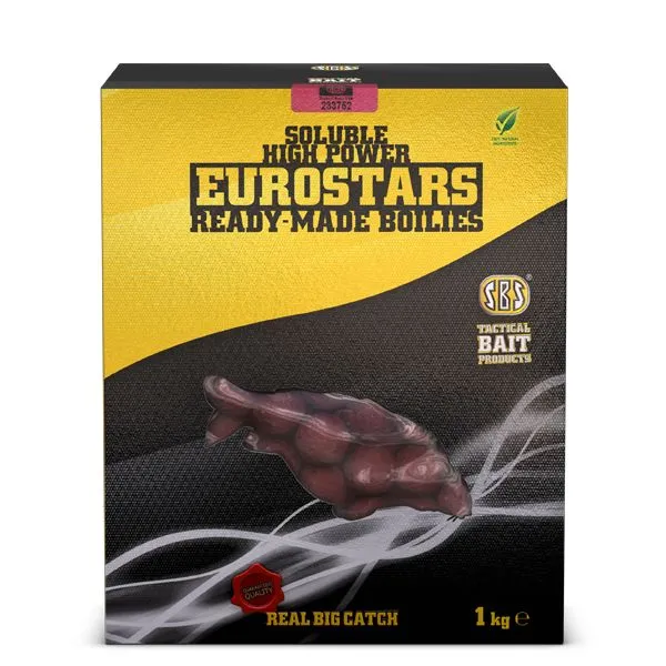 NextFish - Horgász webshop és horgászbolt - SBS SOLUBLE EUROSTAR READY-MADE 20MM FISH & LIVER 1KG ETETŐ BOJLI