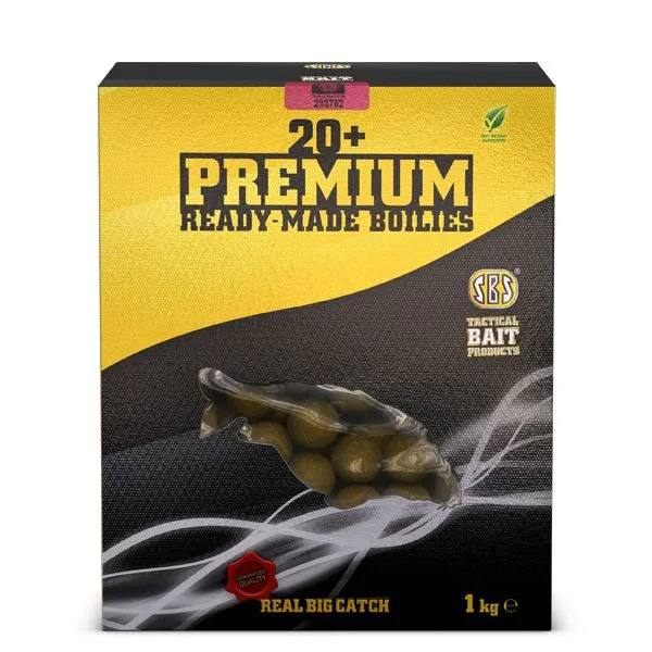 NextFish - Horgász webshop és horgászbolt - SBS 20+ Premium Ready-Made Krill Halibut 1kg 30mm Etető Bojli