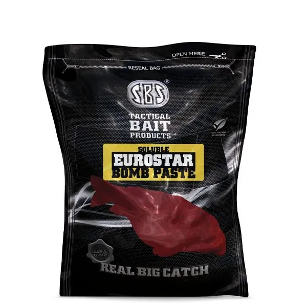 NextFish - Horgász webshop és horgászbolt - SBS Soluble Eurostar Bomb Paste KRILL & CHILI 300 gr