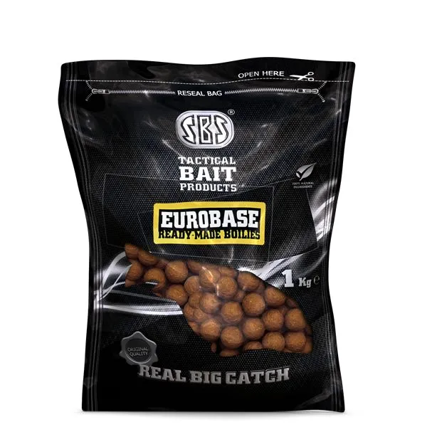 NextFish - Horgász webshop és horgászbolt - SBS EuroBase Ready-Made Squid & Octopus 1 kg 24MM Etető Bojli