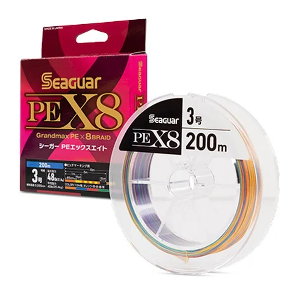 NextFish - Horgász webshop és horgászbolt - SEAGUAR PE X8 200M 3GOU MULTI FONOTT ZSINÓR