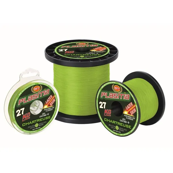 NextFish - Horgász webshop és horgászbolt - FONOTT ZSINÓR WFT PLASMA CHARTREUSE LAZER SKIN 150M 12KG 0,10mm