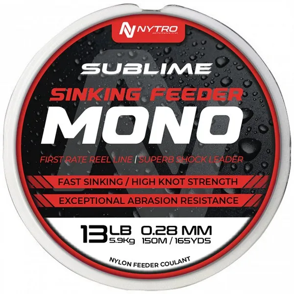 NextFish - Horgász webshop és horgászbolt - NYTRO SUBLIME SINKING FEEDER MONO 0,16