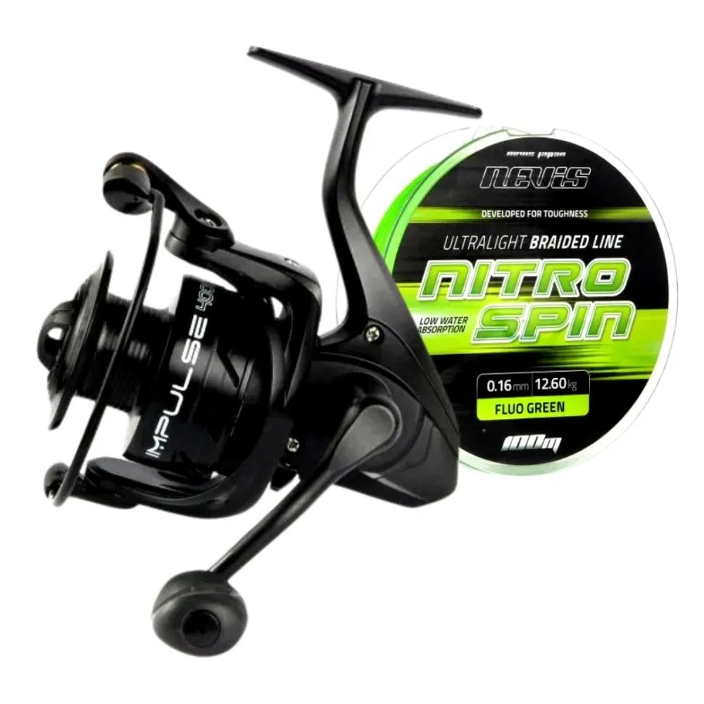 NextFish - Horgász webshop és horgászbolt - Nevis Impulse 3000 pergető orsó  + Nitro zsinór