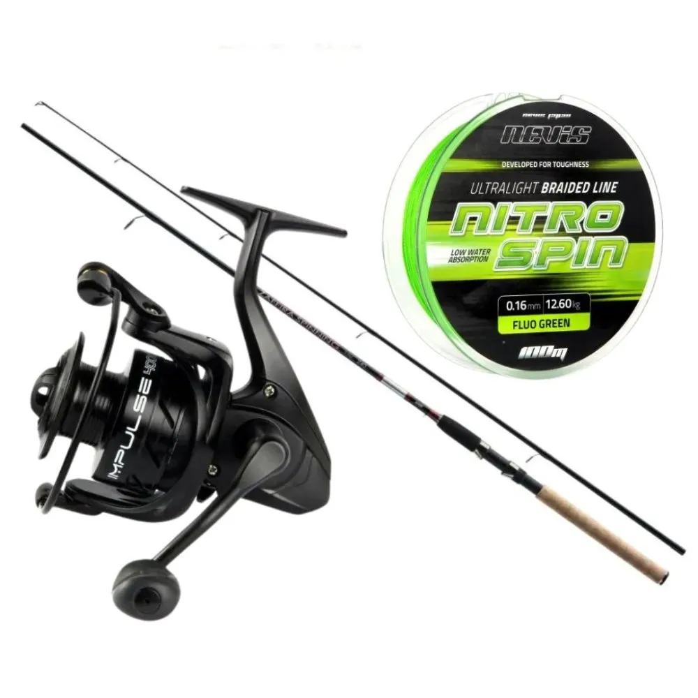 NextFish - Horgász webshop és horgászbolt - Nevis Impulse 240 cm 2000 pergető szett