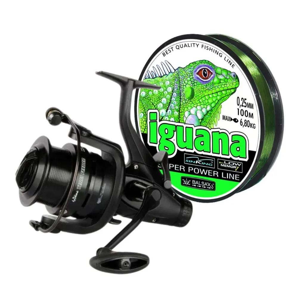 NextFish - Horgász webshop és horgászbolt - By Döme TF Carpfighter Pro 6000 nyeletőfékes orsó Balsax Iguana zsinórral