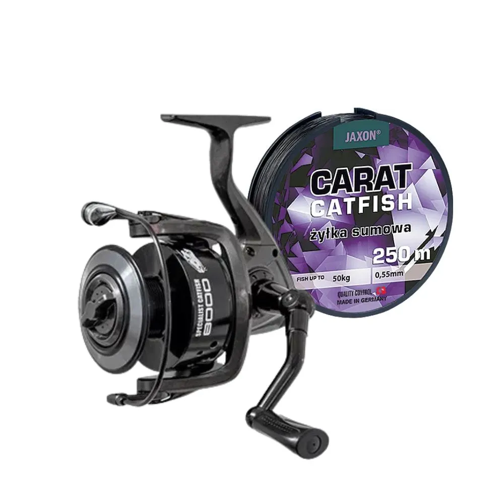 NextFish - Horgász webshop és horgászbolt - SPECIALIST CATFISH Harcsázó orsó + CATFISH LINE 0,50mm 250m ZSINÓR