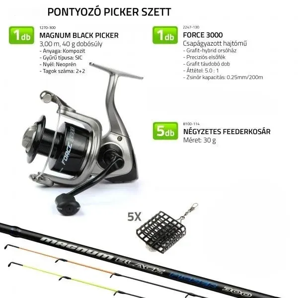 NextFish - Horgász webshop és horgászbolt - TOBI Pontyozó 300 cm Picker szett