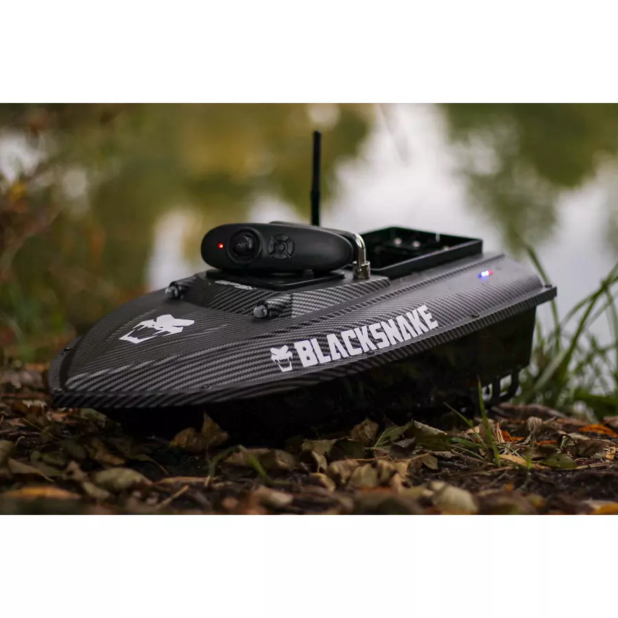 NextFish - Horgász webshop és horgászbolt - BLACKSNAKE CBL01 BLACK CARBON 4G+GPS EGYTARTÁLYOS ETETŐHAJÓ