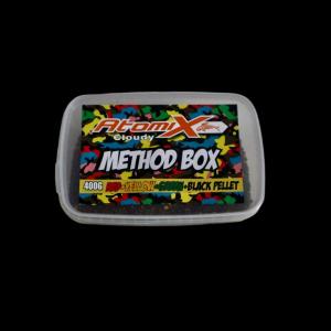 NextFish - Horgász webshop és horgászbolt - ATOMIX METHOD BOX RED +YELLOW+GREEN+ BLACK 400G PELLET