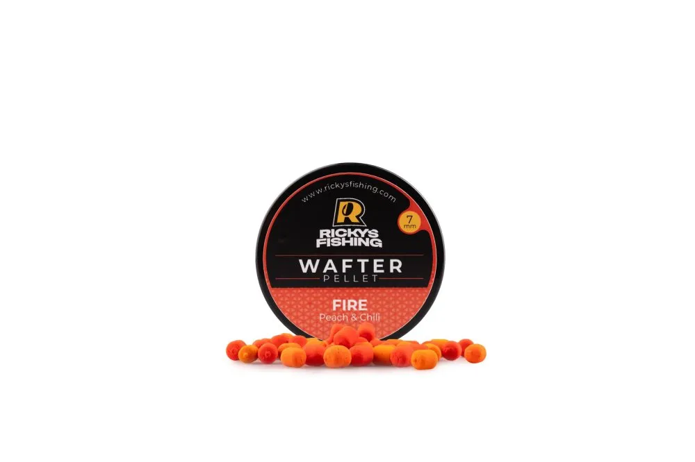 NextFish - Horgász webshop és horgászbolt - Rickys Fishing Fire – Wafter Pellet 7mm Dumbell (Chili-Barack)