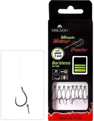 NextFish - Horgász webshop és horgászbolt - Mikado Method Feeder FC Szakállnélküli Csalitüskés Rig No. 10 10cm