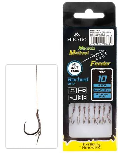 NextFish - Horgász webshop és horgászbolt - Mikado Method Feeder MF13 Csalitüskés Rig No.12 10cm