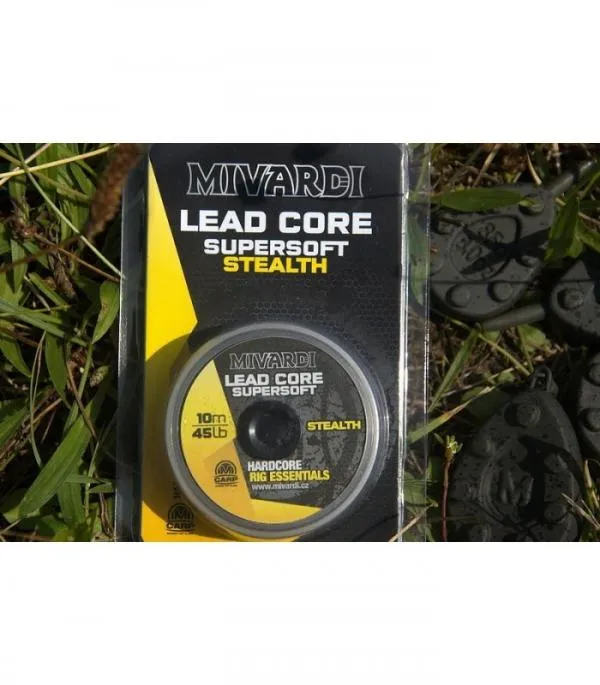 NextFish - Horgász webshop és horgászbolt - Mivardi Lead Core Stealth Super Soft ólombetétes előke zsinór 10m 45lbs