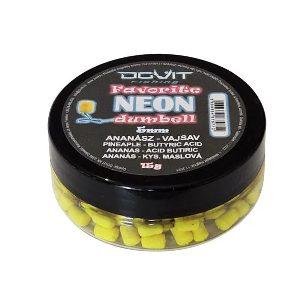 NextFish - Horgász webshop és horgászbolt - Favorite Dumbell Neon 5mm - Ananász-vajsav