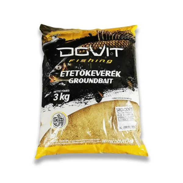 NextFish - Horgász webshop és horgászbolt - 3 Kg-os etetőkeverék - Sárga Csontis