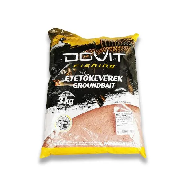 NextFish - Horgász webshop és horgászbolt - 3 Kg-os etetőkeverék - Piros Tűzőszúnyogos