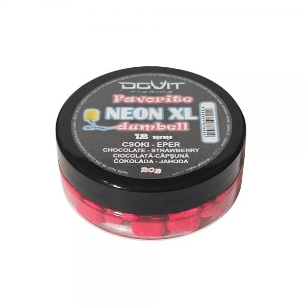 NextFish - Horgász webshop és horgászbolt - Favorite Dumbell Neon XL 12mm  - Csoki - eper