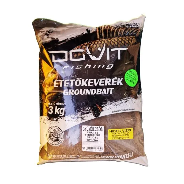 NextFish - Horgász webshop és horgászbolt - 3 Kg-os Hideg vízi etetőkeverék - Gyümölcsös