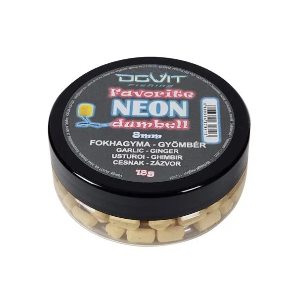 NextFish - Horgász webshop és horgászbolt - Favorite Dumbell Neon 8mm - Fokhagyma-gyömbér