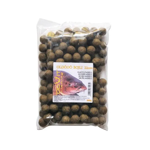 NextFish - Horgász webshop és horgászbolt - Oldódó Bojli 22mm 1000g - kagyló-krill