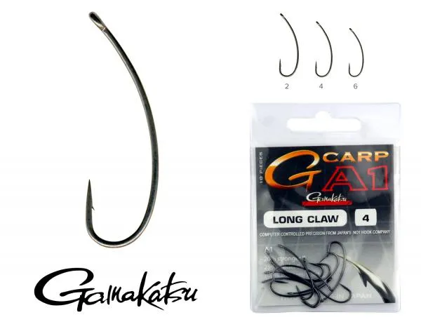 NextFish - Horgász webshop és horgászbolt - G-carp A1 LONG CLAW 2  10db/cs  Akció -30%