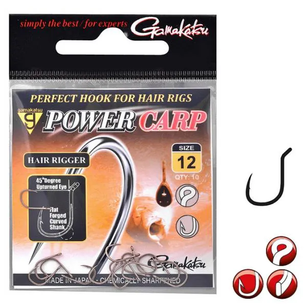 NextFish - Horgász webshop és horgászbolt - Power Carp Hair Rigger 10db/cs. 8-as