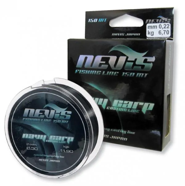 NextFish - Horgász webshop és horgászbolt - Nevis Navy Carp monofil zsinór 150m 0,18