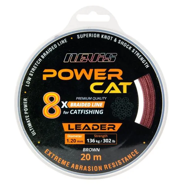 NextFish - Horgász webshop és horgászbolt - Powercat Braid Leader X8 20m 0.60mm