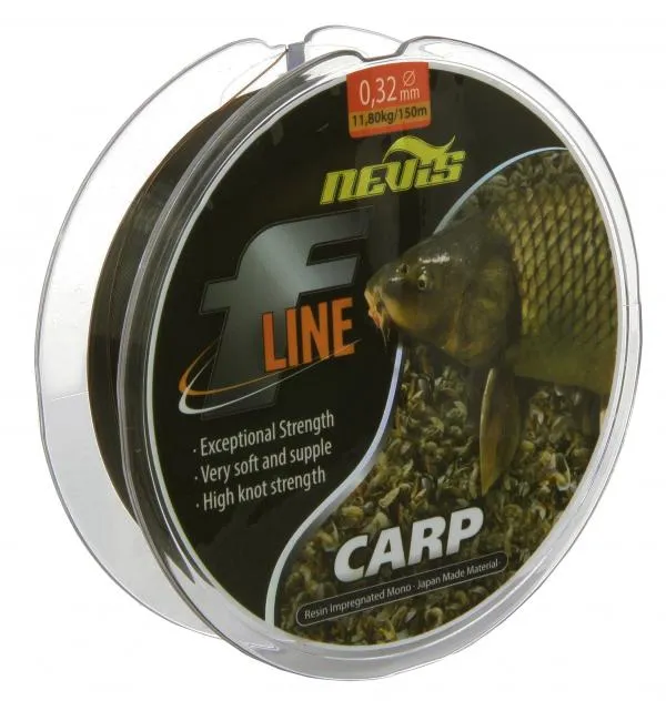 NextFish - Horgász webshop és horgászbolt - Nevis F-Line Carp monofil zsinór 150m 0,28  Akció -30%