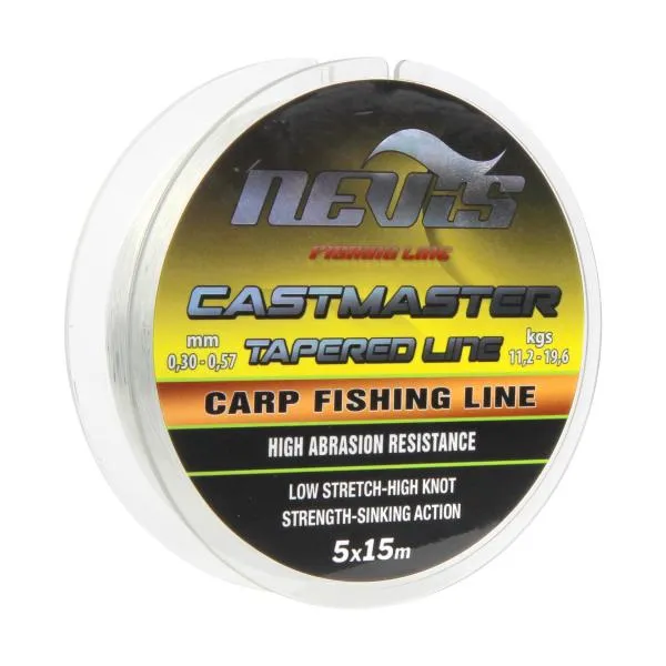 NextFish - Horgász webshop és horgászbolt - Castmaster Tapered Line 5x15m  0.20-0.57mm