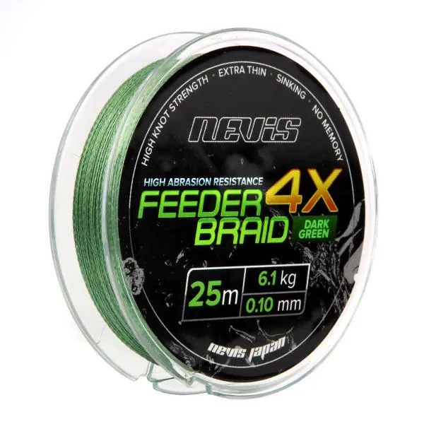 NextFish - Horgász webshop és horgászbolt - Nevis Feeder Braid 0.10mm 10LB 25m fonott előkezsinór