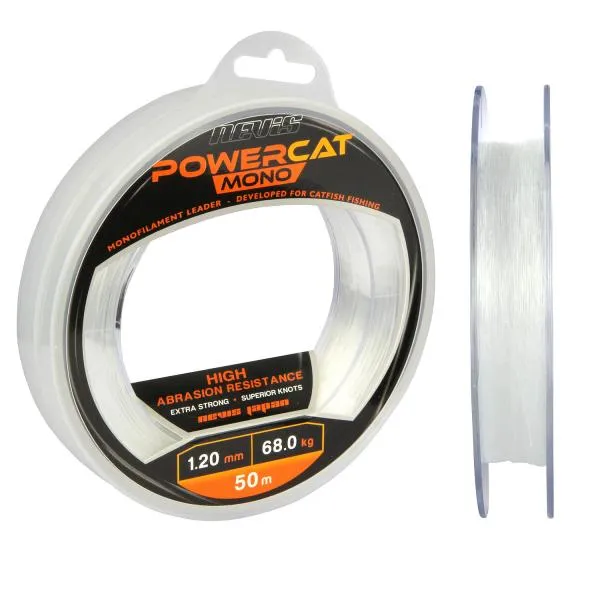 NextFish - Horgász webshop és horgászbolt - Powercat harcsázó előkezsínór mono 50m 1.2mm