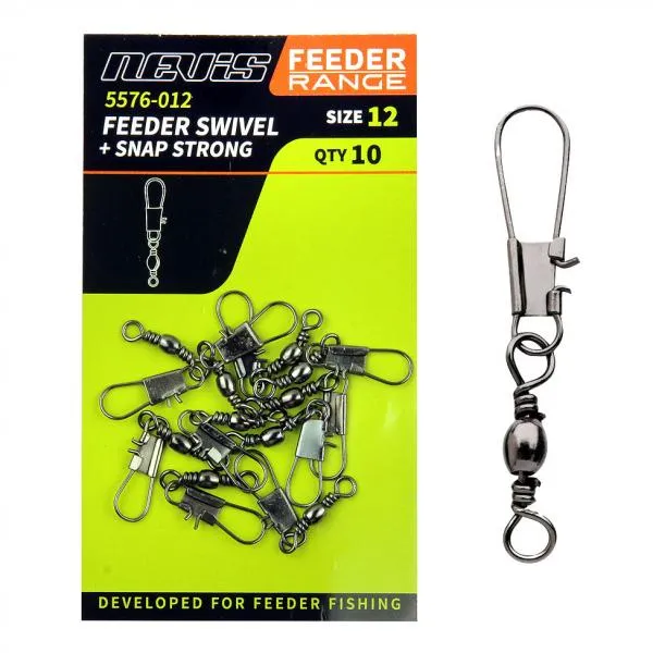 NextFish - Horgász webshop és horgászbolt - Feeder forgókapocs 12-es 10db/cs