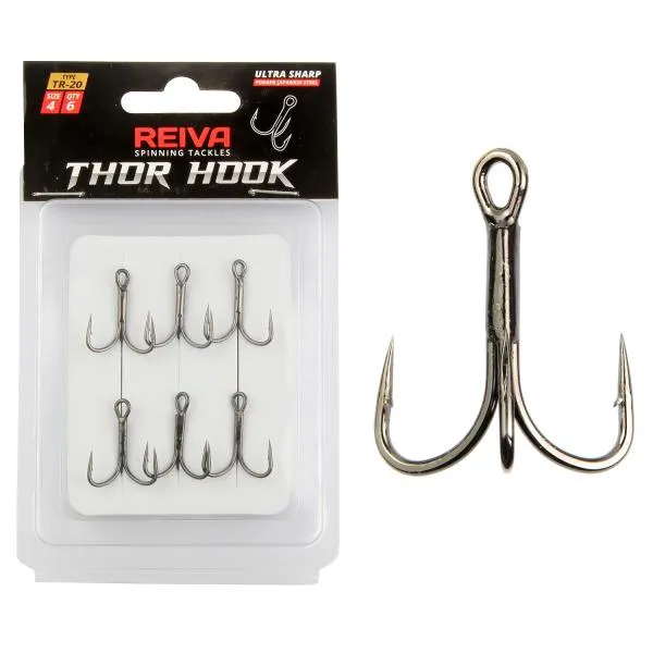 NextFish - Horgász webshop és horgászbolt - Reiva Treble Hook TR-20 4-es 6db/cs