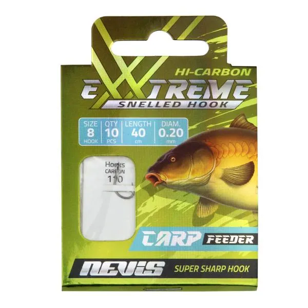 NextFish - Horgász webshop és horgászbolt - Előkötött horog feeder 10/cs. 6-os